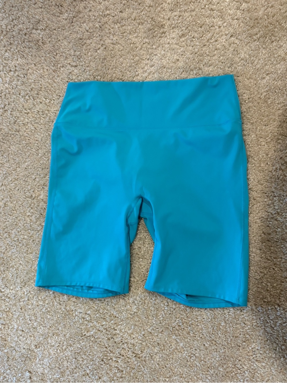 Zenana 2X Blue Biker Shorts NWOT